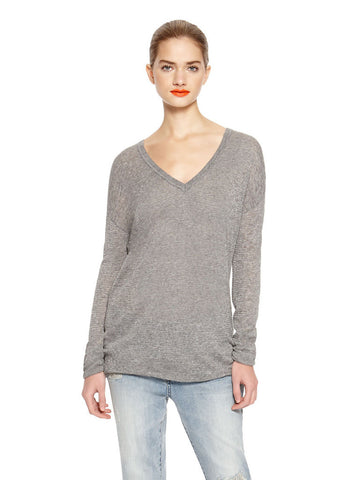 DKNYPURE V-NECK PULLOVER